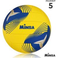 Мяч волейбольный MINSA, PU, машинная сшивка, 18 панелей, р. 5
