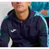  Толстовка с капюшоном JOMA OLIMPIADA MARINO TURQUESA FLÚOR -  Толстовка с капюшоном JOMA OLIMPIADA MARINO TURQUESA FLÚOR