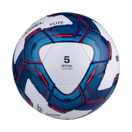 Мяч футбольный JOGEL Elite №5, белый/синий/красный - downloaded from prime-sport.ru