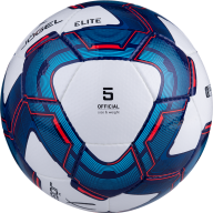 Мяч футбольный JÖGEL Elite №5, белый/синий/красный - Мяч футбольный JÖGEL Elite №5, белый/синий/красный
