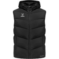 Жилет утепленный c капюшоном JÖGEL ESSENTIAL PerFormPROOF Padded Hooded Vest, черный - Жилет утепленный c капюшоном JÖGEL ESSENTIAL PerFormPROOF Padded Hooded Vest, черный