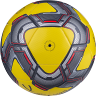 Мяч футбольный JÖGEL Grand №5, желтый/серый/красный - Мяч футбольный JÖGEL Grand №5, желтый/серый/красный