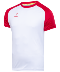 Футболка игровая JOGEL CAMP Reglan Jersey, белый/красный, детский