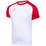Футболка игровая JOGEL CAMP Reglan Jersey, белый/красный, детский - downloaded from prime-sport.ru