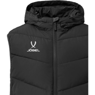 Жилет утепленный c капюшоном JÖGEL ESSENTIAL PerFormPROOF Padded Hooded Vest, черный, детский - Жилет утепленный c капюшоном JÖGEL ESSENTIAL PerFormPROOF Padded Hooded Vest, черный, детский