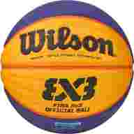Мяч баск. WILSON FIBA3x3 Official, WTB0533XB, р.6, FIBA Appr., синт. PU, бутил. кам, желто-синий - Мяч баск. WILSON FIBA3x3 Official, WTB0533XB, р.6, FIBA Appr., синт. PU, бутил. кам, желто-синий