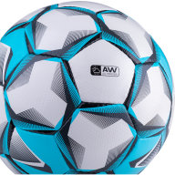 Мяч футбольный JÖGEL Nueno №5, белый/голубой/черный - Мяч футбольный JÖGEL Nueno №5, белый/голубой/черный