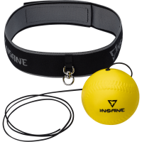 Мяч боевой INSANE IN23-FB103 на резинке, желтый