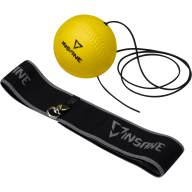 Мяч боевой INSANE IN23-FB103 на резинке, желтый - Мяч боевой INSANE IN23-FB103 на резинке, желтый