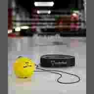 Мяч боевой INSANE IN23-FB103 на резинке, желтый - Мяч боевой INSANE IN23-FB103 на резинке, желтый