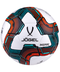 Мяч футзальный JOGEL Inspire №4, белый/черный/красный