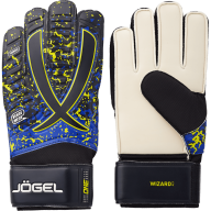 Перчатки вратарские JÖGEL ONE Wizard AL3 Flat, черный - Перчатки вратарские JÖGEL ONE Wizard AL3 Flat, черный