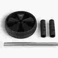 Ролик для пресса с мягким ходом STARFIT RL-104, черный/красный - Ролик для пресса с мягким ходом STARFIT RL-104, черный/красный