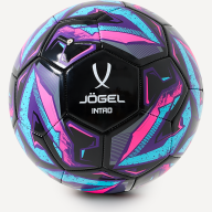 Мяч футбольный JÖGEL Intro №5, черный - Мяч футбольный JÖGEL Intro №5, черный