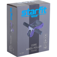Ролик для пресса складной STARFIT RL-108, черный/фиолетовый - Ролик для пресса складной STARFIT RL-108, черный/фиолетовый