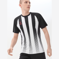 Футболка игровая JÖGEL CAMP Striped Jersey, белый/черный - Футболка игровая JÖGEL CAMP Striped Jersey, белый/черный