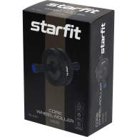 Ролик для пресса широкий STARFIT RL-106, черный/темно-синий - Ролик для пресса широкий STARFIT RL-106, черный/темно-синий