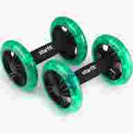 Ролики для пресса раздельные STARFIT RL-107, черный/ярко-зеленый - Ролики для пресса раздельные STARFIT RL-107, черный/ярко-зеленый