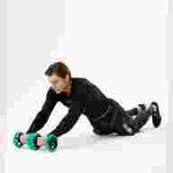 Ролики для пресса раздельные STARFIT RL-107, черный/ярко-зеленый - Ролики для пресса раздельные STARFIT RL-107, черный/ярко-зеленый