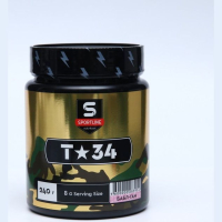 Предтренировочный комплекс SportLine T-34 with DMAE, спортивное питание, Bubble Gum, 240 г