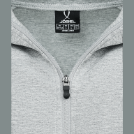 Худи на молнии JÖGEL ESSENTIAL Athlete Hooded FZ Jacket, серый - Худи на молнии JÖGEL ESSENTIAL Athlete Hooded FZ Jacket, серый