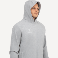 Худи на молнии JÖGEL ESSENTIAL Athlete Hooded FZ Jacket, серый - Худи на молнии JÖGEL ESSENTIAL Athlete Hooded FZ Jacket, серый