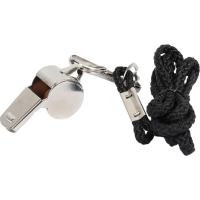 Свисток JOGEL с шариком, на шнурке, металл