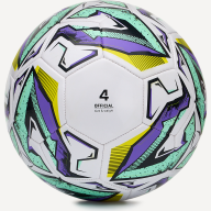 Мяч футбольный JÖGEL Intro №4, белый - Мяч футбольный JÖGEL Intro №4, белый