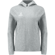 Худи на молнии женское JÖGEL ESSENTIAL Athlete Hooded FZ Jacket W, серый - Худи на молнии женское JÖGEL ESSENTIAL Athlete Hooded FZ Jacket W, серый