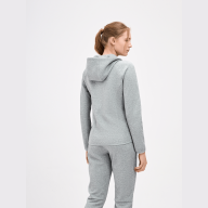Худи на молнии женское JÖGEL ESSENTIAL Athlete Hooded FZ Jacket W, серый - Худи на молнии женское JÖGEL ESSENTIAL Athlete Hooded FZ Jacket W, серый