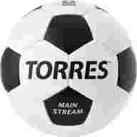 Мяч футб. TORRES Main Stream, F30184,р.4, 32 пан. ПУ, 4 под. слоя, руч. сшив., бело-черный - Мяч футб. TORRES Main Stream, F30184,р.4, 32 пан. ПУ, 4 под. слоя, руч. сшив., бело-черный