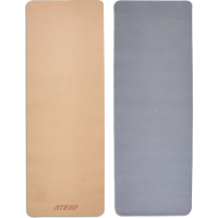Коврик для йоги и фитнеса Atemi, OMP-AYM2B, TPE, 173х61х0,4 см, серый/розовый
